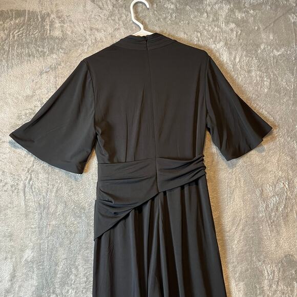 The Fold Sutri Wide Leg Jumpsuit in Black Size 8 - Picture 5 of 9